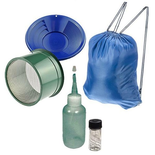 Bue gold pans panning - gold,