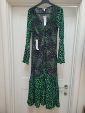 Topshop size 8 green and black