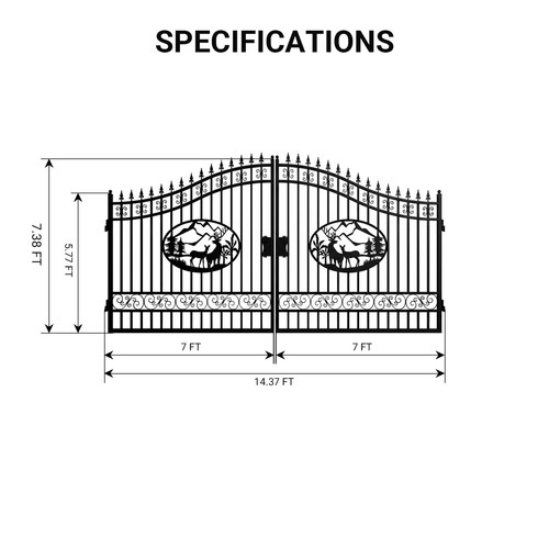 Premium steel dual - dual, swing