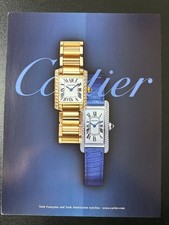 CARTIER TANK WATCHES 9X11"