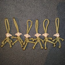 (6) Dobby Harry Potter Dobbie Paracord Buddy Keyring Keychain UK Handmade Figure
