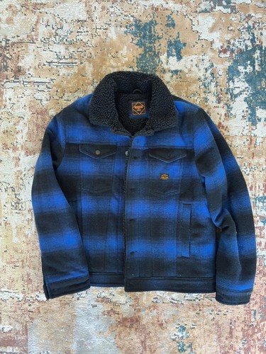 Superdry highwayman plaid blue - superdry,