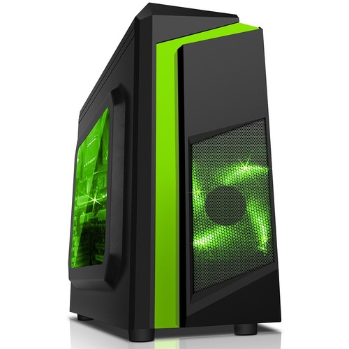 Cit green black - black, micro-atx