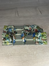 B90: Britains - other Lead Floral Garden. X8 Sections Forming A Rockery Steps.