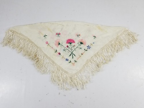 Vintage spanish mantón hand - mantón,