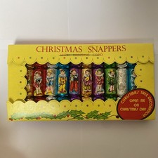 Vintage Christmas Real Crackers / Snappers Small Tree Decorations x12