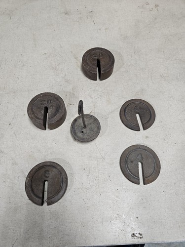 Iron weights with hanger - weights, for