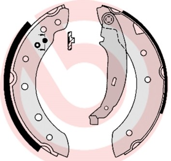 Brembo 520 brake shoe - brake,