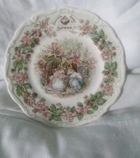 Vintage Royal Doulton Brambly Hedge  SidePlate And One Saucer Summer 1982  