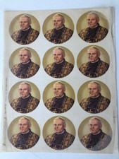 Rare Vintage Pope John Paul II Water Transfer slides - Mug or Plate.