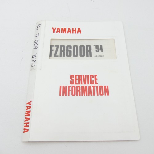 Yamaha fzr 600 service - r,