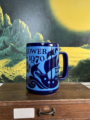 Vintage hornsea blue mayflower - vintage,