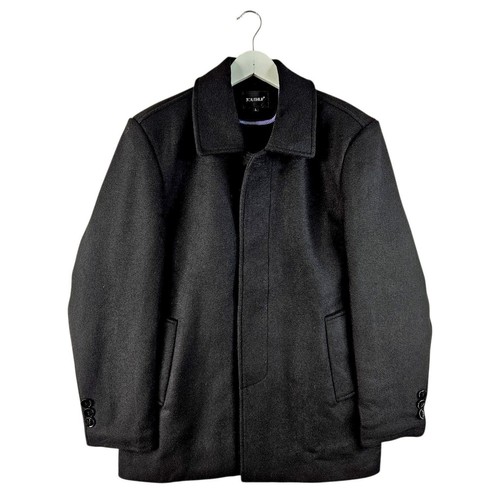 Youthup coat mens black - mens, wool