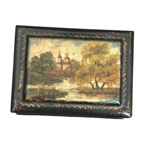 Vintage russian lacquer - russian, box