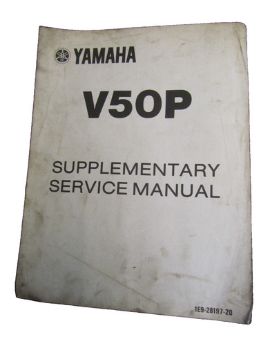 Yamaha v50p supplementary - yamaha,