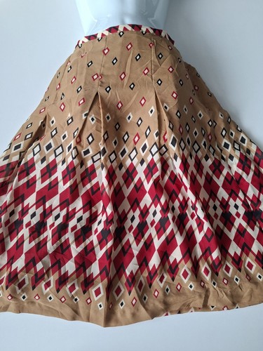 Geometric print skirt 2000 y2k - 2000,