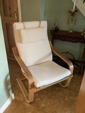IKEA POANG CHAIR - With Cream