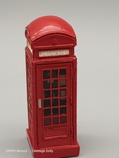 Collectors Miniture British Red GR Telephone Box Post Box Resin Decoration #7