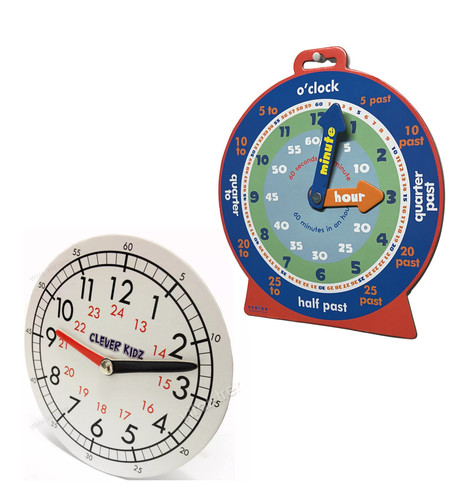Teaching clock kids learning - clock,
