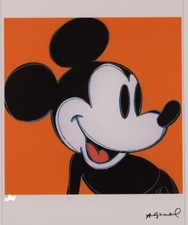 ANDY WARHOL SIGNED ABSTRACT