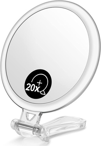 Magnifying handheld mirror - magnifying,