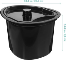 Chamber Pot with Lid Portable