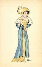 PC ARTIST SIGNED, GLAMOUR LADY