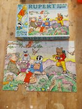 Rupert Bear 1970 Photography Jigsaw Puzzle 1 Piece Missing