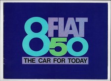 1965 Fiat 850 car brochure 