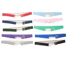 Adult Men Plain Adjustable Elastic S Hook Snake Belt (MADE IN UK)