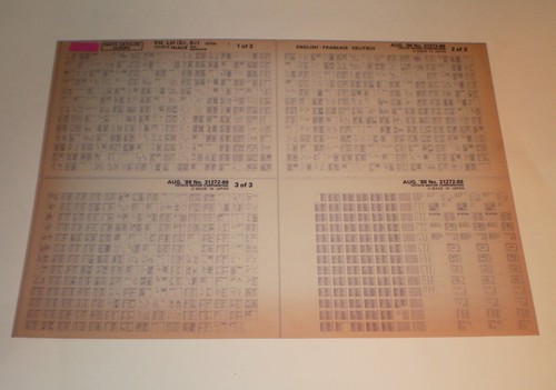 Microfiche spare parts catalog - microfiche,