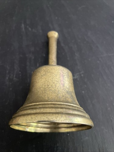 Vintage brass bell - brass,