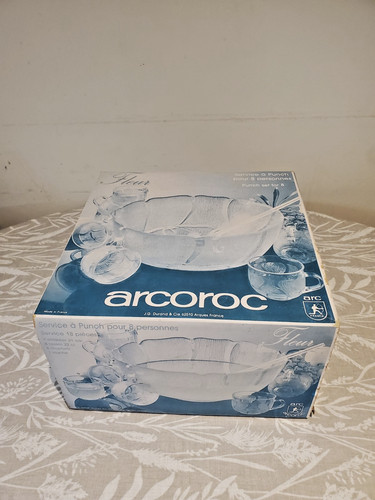Arcoroc fleur punch - fleur, bowl