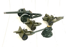 Vintage Britains Military Diecat Vehicles incl Naval Gun, Field Guns, Howitzer