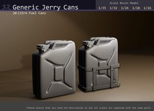 Generic 20 litre Fuel (Jerry) Can  - 1/35, 1/32, 1/24, 1/18, 1/16 resin model