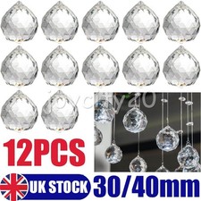 12PCS CRYSTAL CLEAR 30MM 40MM