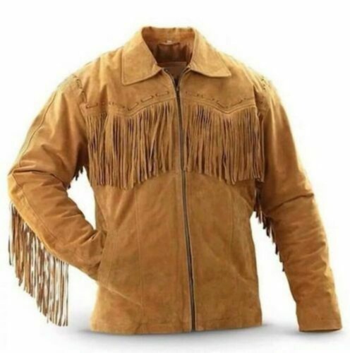 Mens leather western jacket - mens,