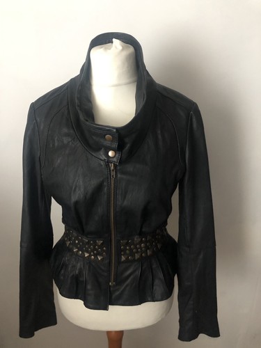 Next soft real leather - , stud