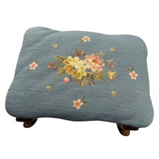 Vintage Floral Needlepoint
