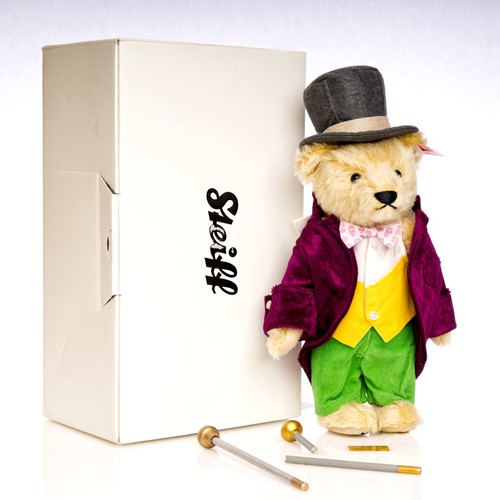 Steiff willy wonka white tag - wonka',