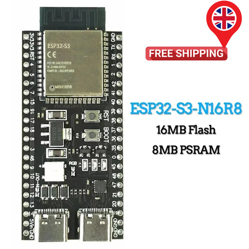 Esp32 n16r8 dual core dev - esp32-s3-n16r8,