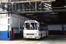 35mm Slide National Travel North East Leyland Leopard Duple MWG498P 1980 Orig