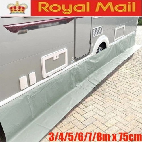 Caravan awning draught - caravan, skirt