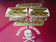 GSXR SRAD 600 CUSTOM SET OF GRAPHICS DECALS STICKERS