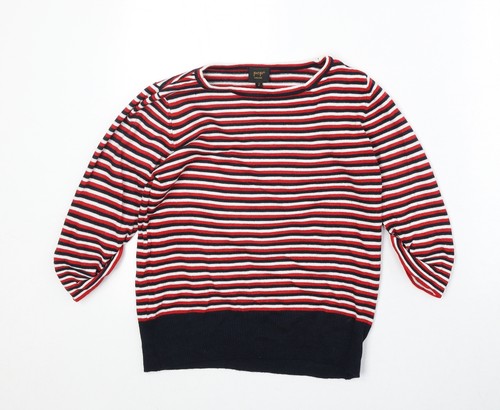 Pop womens boat neck striped - pop,