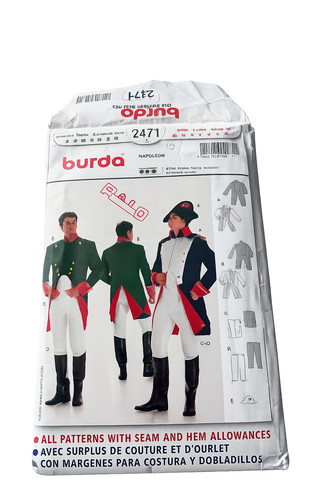 Burda men costume napoleon - men's,