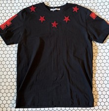Mens Givenchy Paris Black T