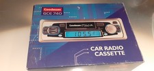 Goodmans GCE 740 RDS Car Stereo Radio Cassette Player NOS Boxed, Docs, mount