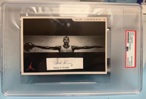 Phil knight nike ceo signed - phil,