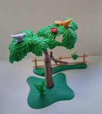 Playmobil Green Base, Tree, Fence Piece, Birds & Flowers - Woodland Scenery  NEW